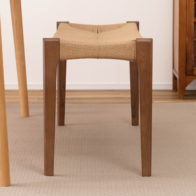 ベンチ/長椅子/ペーパーコード/木製 和/幅105 座面高45 |  | 17