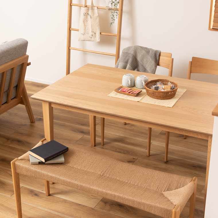 ベンチ/長椅子/ペーパーコード/木製 和/幅105 座面高45 |  | 19