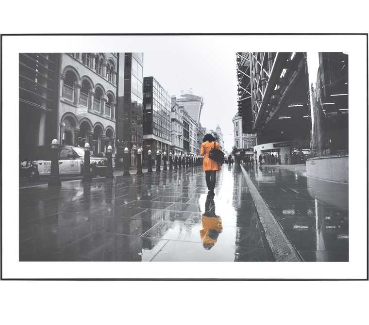 アートフレーム 壁掛け 絵画 アート/デザイン 雨のマンハッタン/60×90｜lucentmart-interior