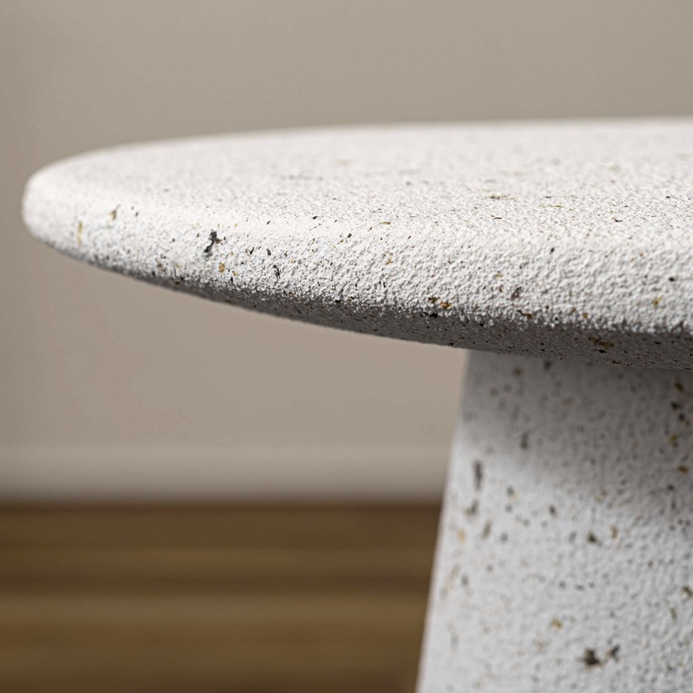 センターテーブル リビングテーブル 円形/ディスプレー台/グラスファイバー テラゾー調/幅60 高さ38 |  | 12