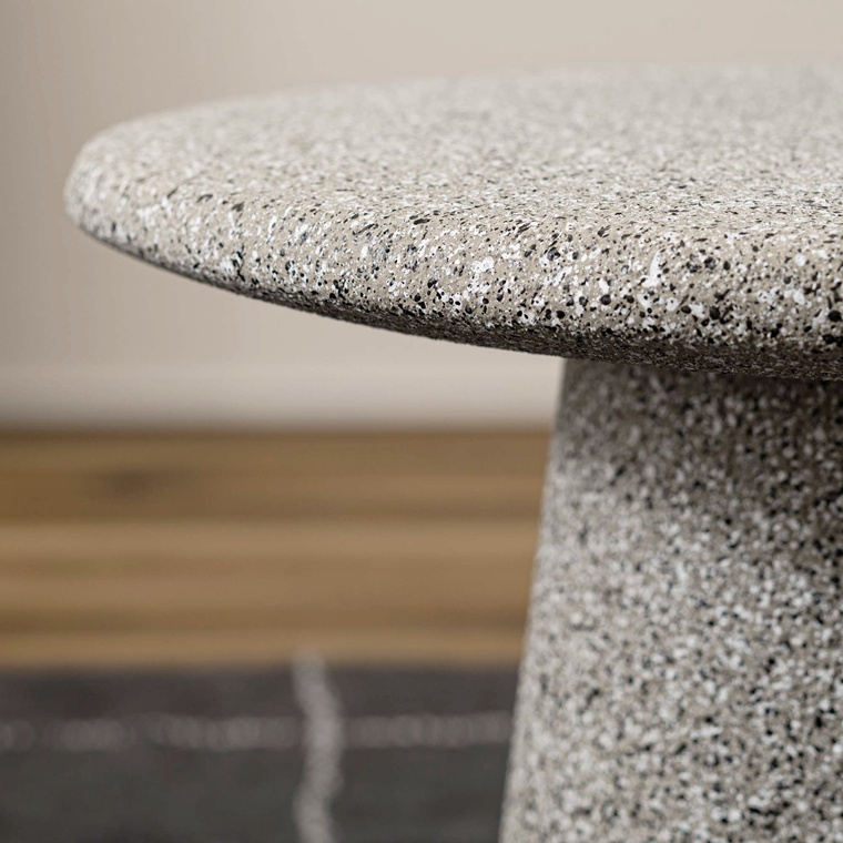 センターテーブル リビングテーブル 円形/ディスプレー台/グラスファイバー テラゾー調/幅60 高さ38 |  | 13