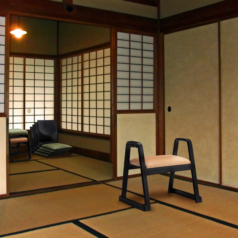 スツール/木製/法事 椅子/１脚/幅56 座面高38 |  | 06