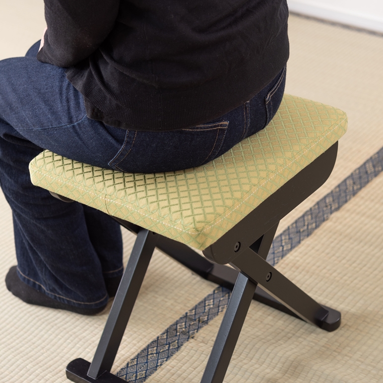 スツール/木製/座敷 法事 和室 椅子/１脚/幅34.5 座面高45 |  | 12