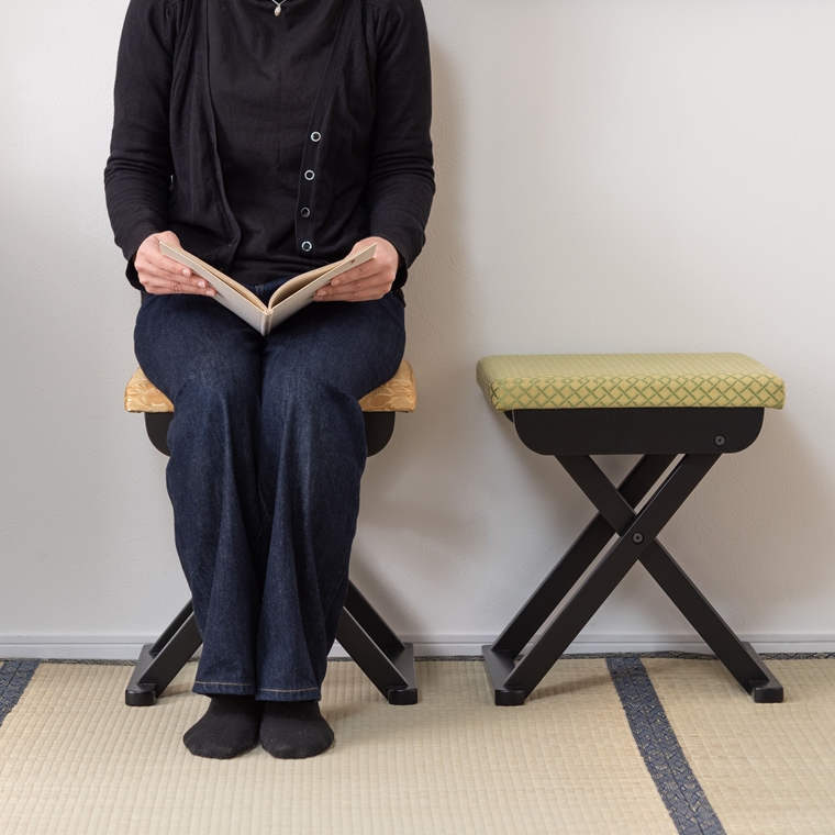 スツール/木製/座敷 法事 和室 椅子/１脚/幅34.5 座面高45 |  | 10