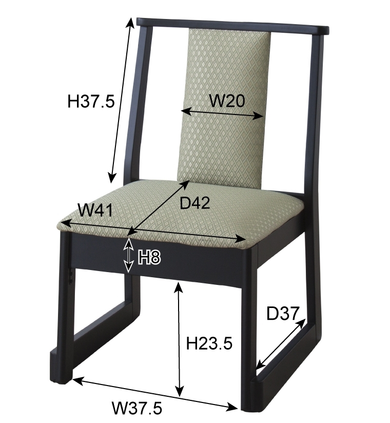 法事椅子 畳椅子 和室椅子 チェア/１脚/座面高36 |  | 08