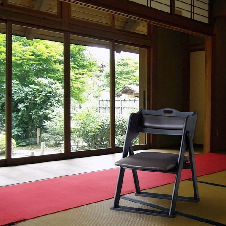 法事椅子 畳椅子 和室椅子 チェア/折り畳み/１脚/座面高44 |  | 05