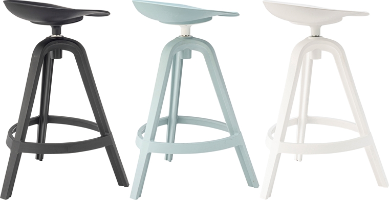 ハイスツール カウンタースツール/樹脂製/1脚/幅52.5 座面高69