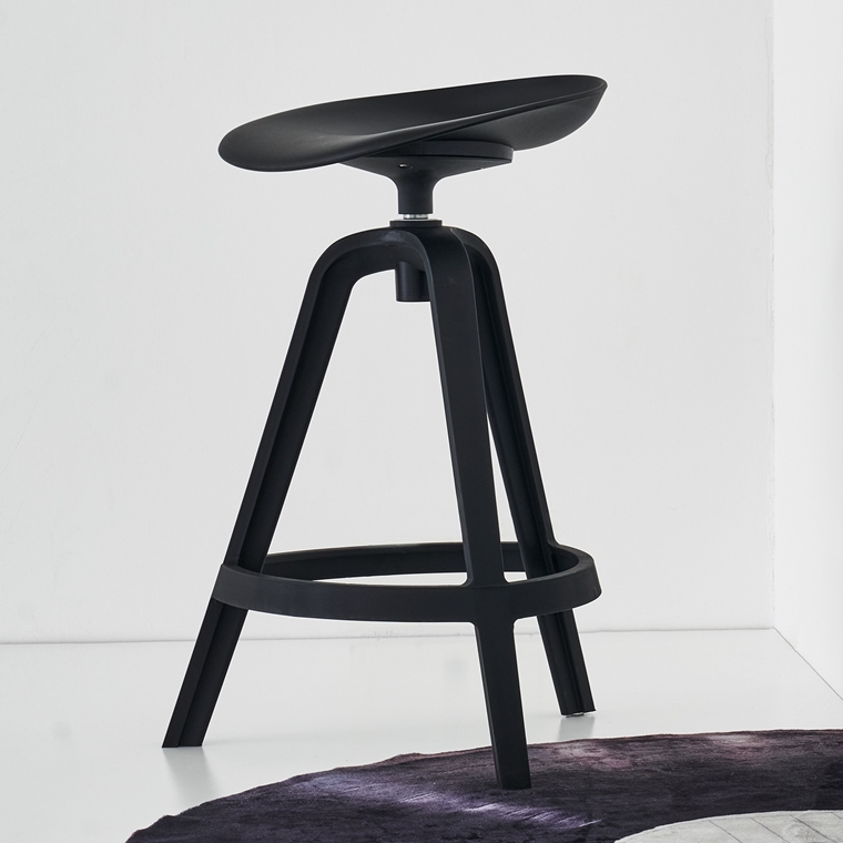 ハイスツール カウンタースツール/樹脂製/1脚/幅52.5 座面高69