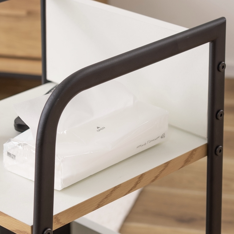 オープンラック シェルフ デスクワゴン/キャスター付/幅32.5 奥行34 高さ60 |  | 19