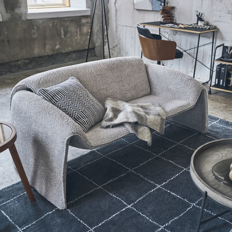 ソファー ソファ/二人掛け/幅162 座面高38/送料お問い合わせ |  | 07