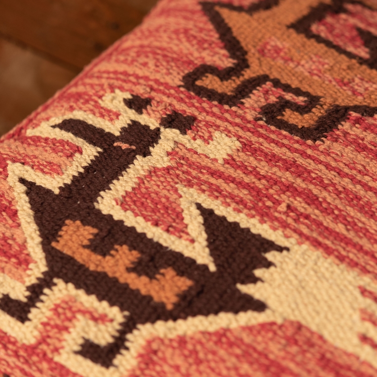 クッション スツール プフ/キリム エスニック柄/発泡ビーズ/キューブ 幅30 厚さ30 |  | 21