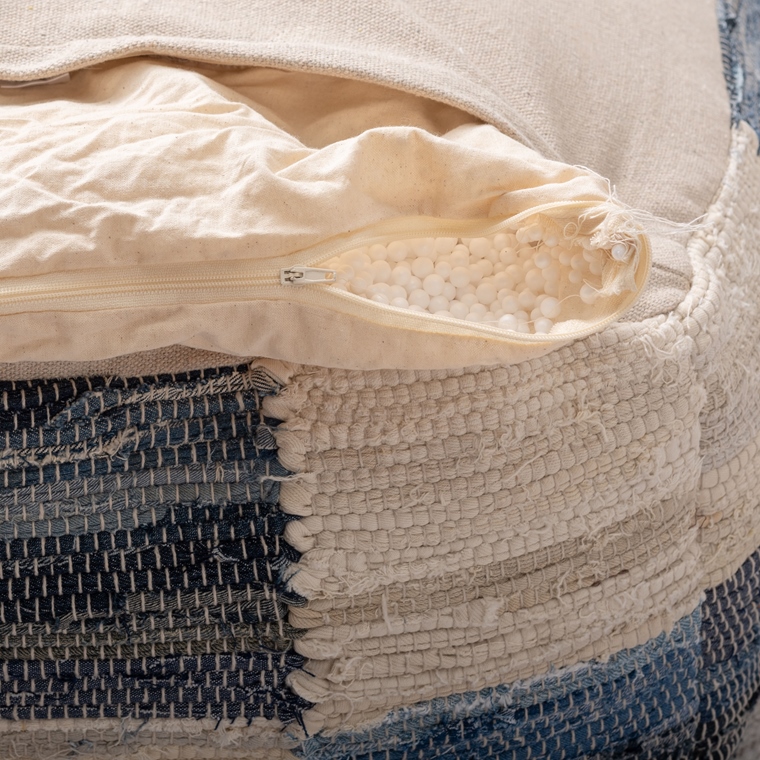 クッション スツール プフ/発泡ビーズ/幅54 高さ39 |  | 21