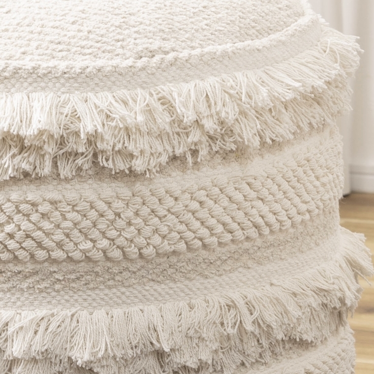 クッション スツール プフ/発泡ビーズ/径45 高さ43 |  | 15