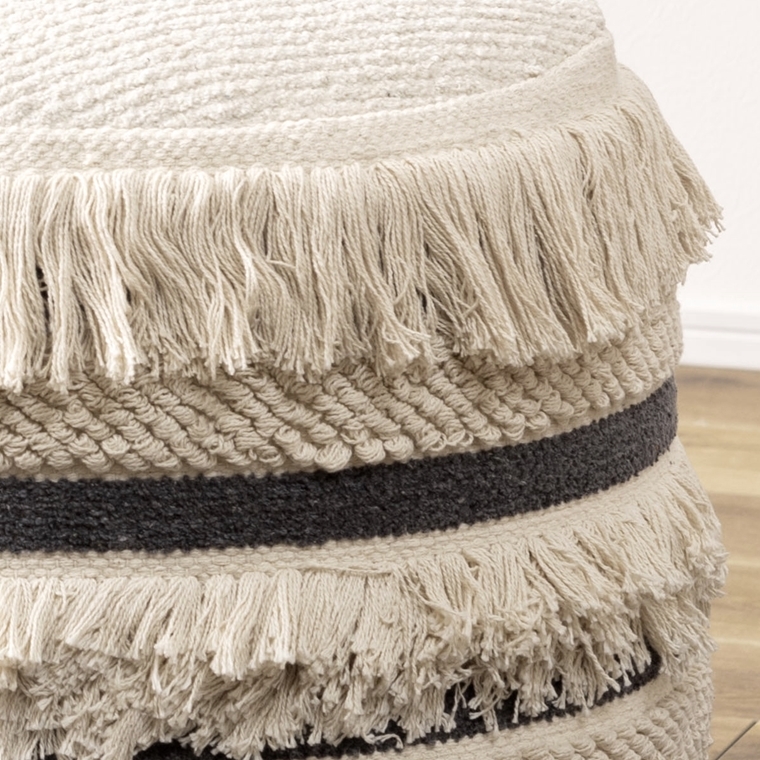 クッション スツール プフ/発泡ビーズ/径45 高さ43 |  | 16