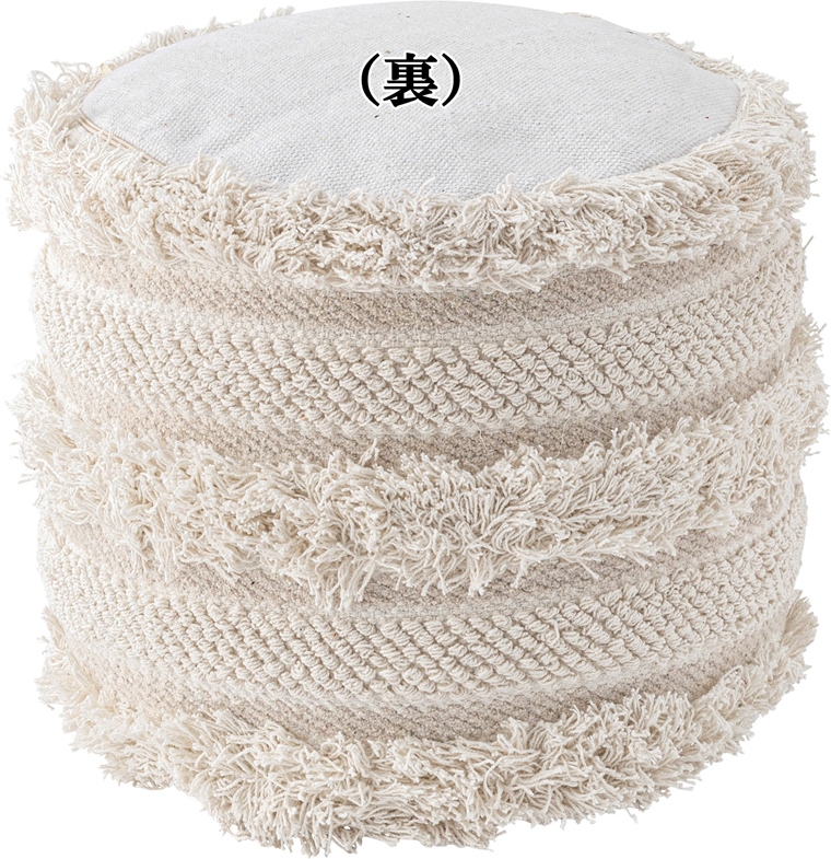 クッション スツール プフ/発泡ビーズ/径45 高さ43 |  | 19