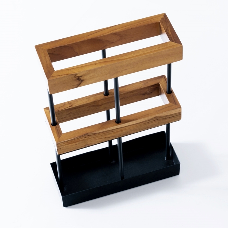 傘立て アンブレラスタンド/天然木 チーク/幅27 |  | 05