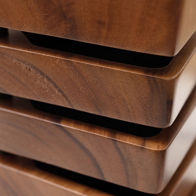 小物入れ/鍵 アクセサリー/天然木 ５段/幅16 高さ31 |  | 18