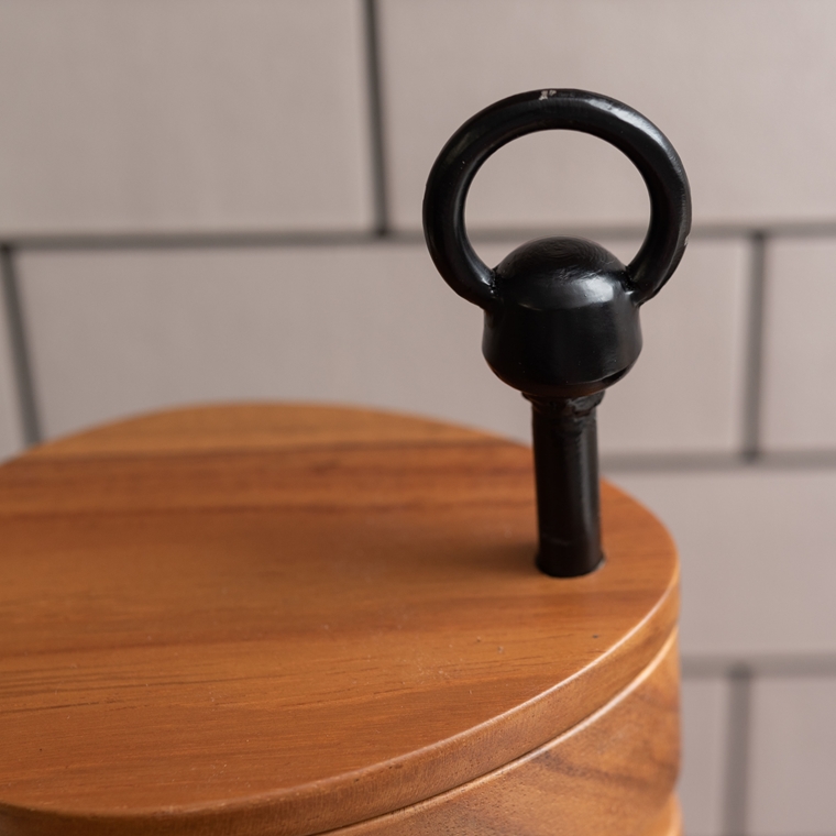 小物入れ/鍵 アクセサリー/天然木 ５段/幅16 高さ31 |  | 19