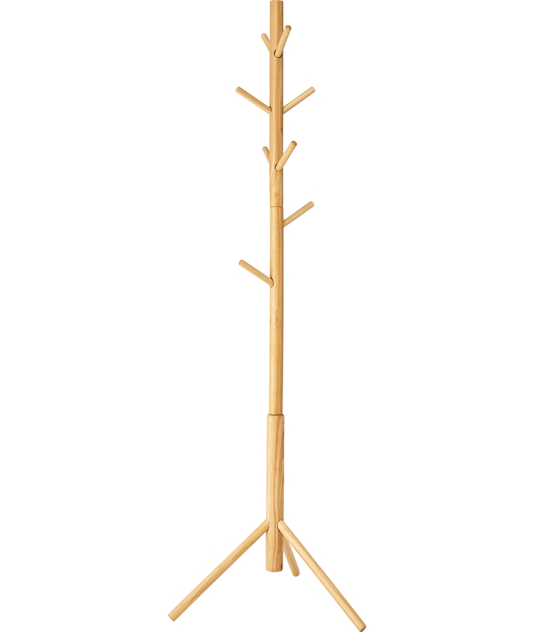 ポールハンガー 帽子掛 コート掛/天然木/高さ169 |  | 02