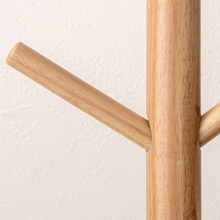 ポールハンガー 帽子掛 コート掛/天然木/高さ169 |  | 10