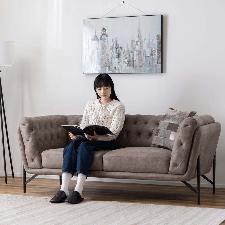 ソファー ソファ/三人掛け/カバーリング/幅181 高さ80/送料お問い合わせ |  | 10