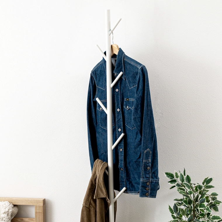 ポールハンガー 帽子掛 コート掛/スチール/高さ175 |  | 13