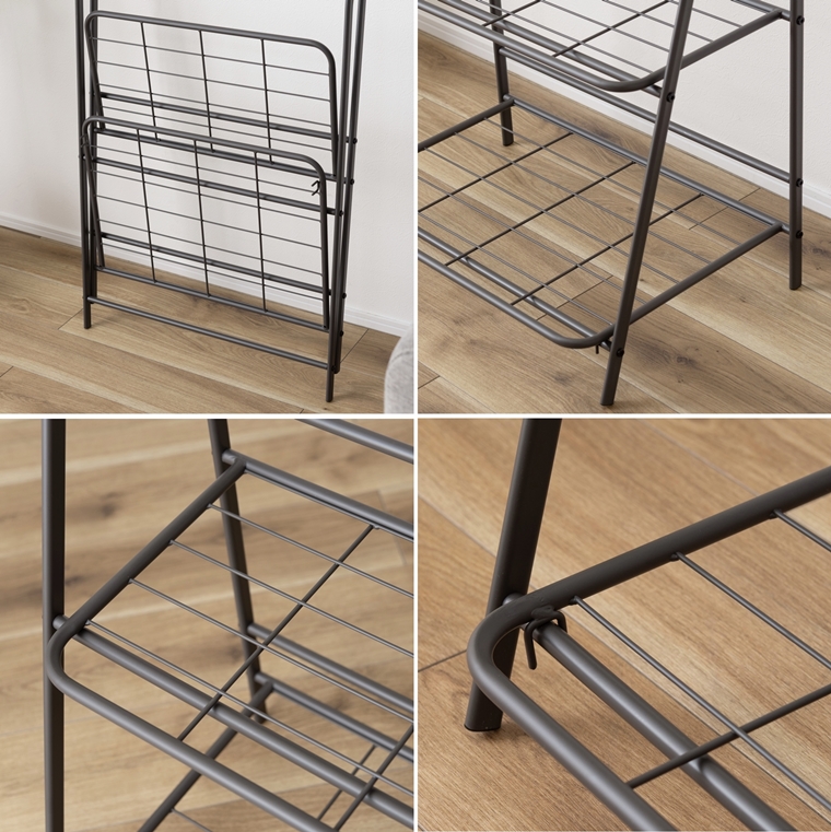 ハンガーラック ハンガースタンド ハンガーパイプ/棚付/幅60 高さ161 |  | 19