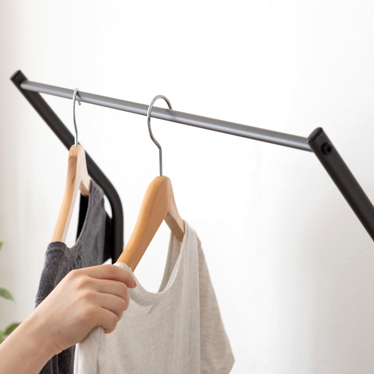 ハンガーラック ハンガースタンド ハンガーパイプ/棚付/幅60 高さ161 |  | 11