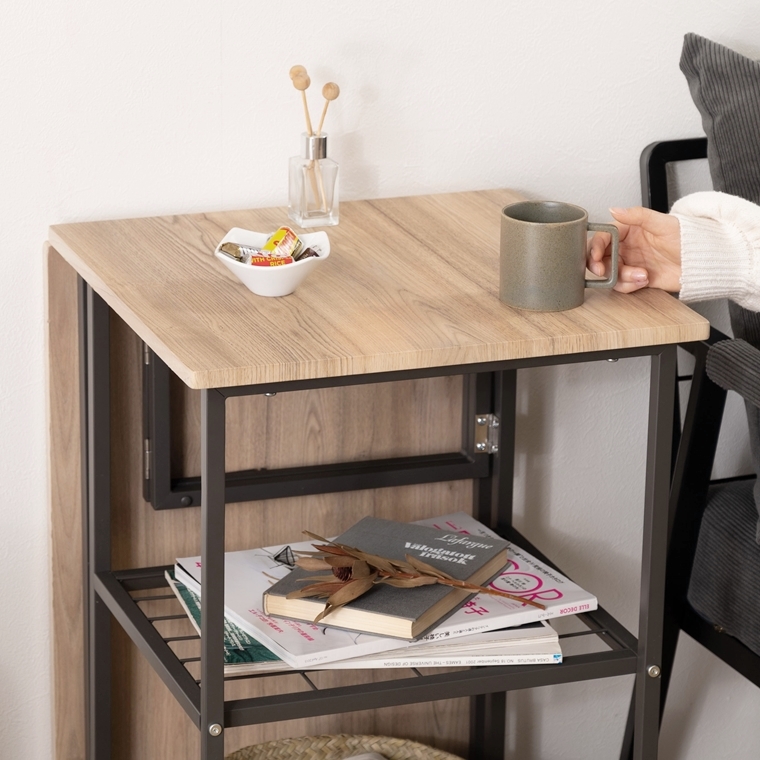 ワークテーブル ワークテーブル バタフライ デスク/伸縮 折畳み/幅46/107 奥行45 高さ