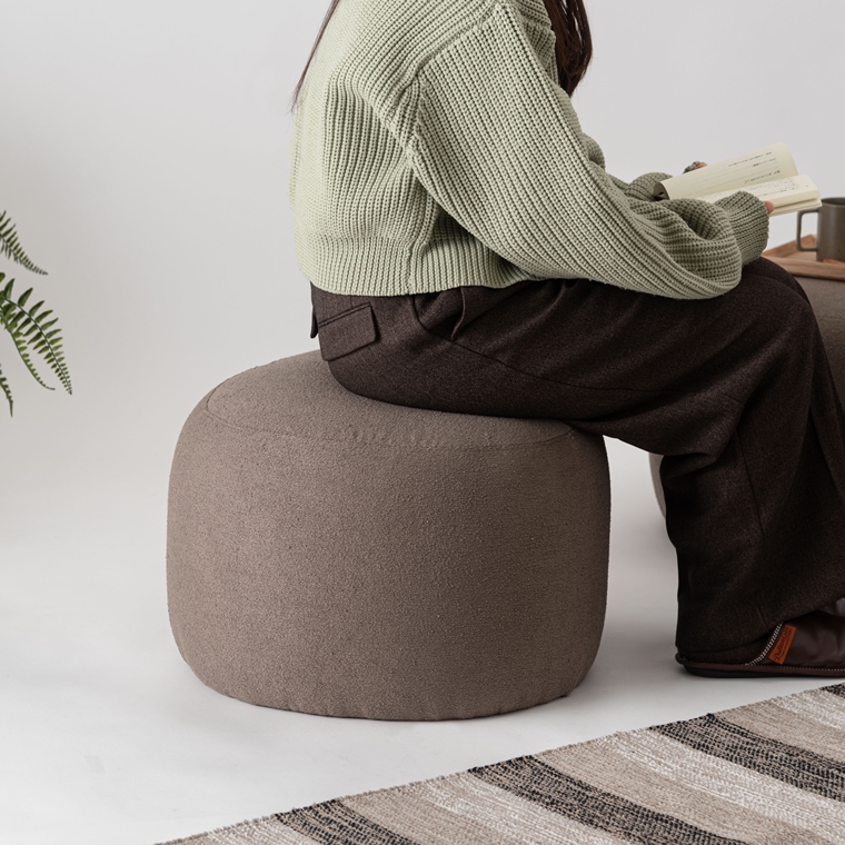 スツール 腰掛 オットマン/卵形/１個/幅60 高さ33 |  | 14