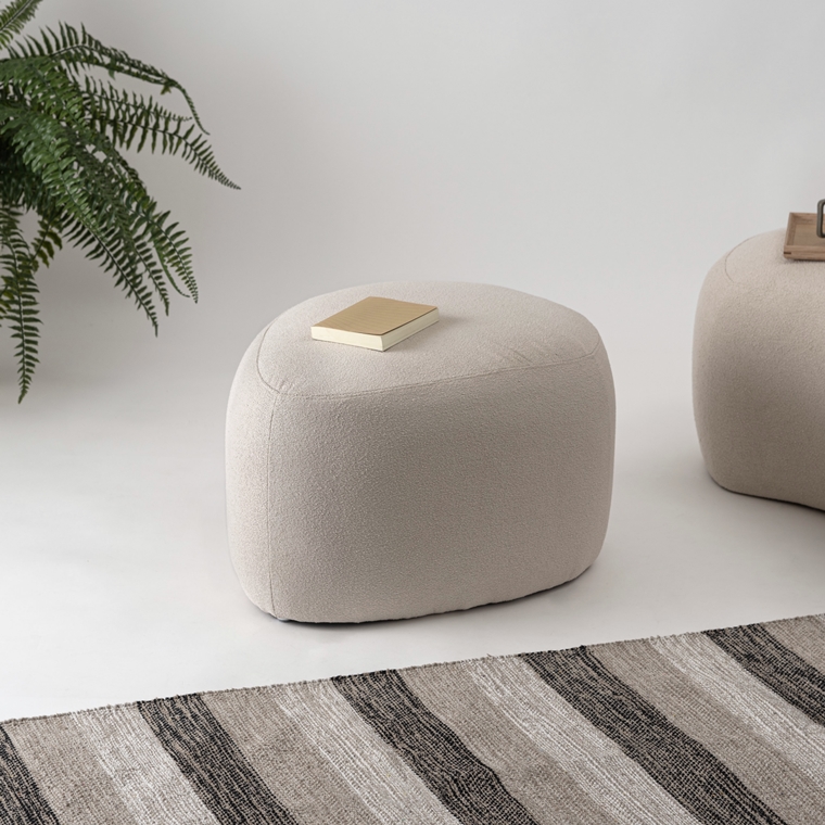 スツール 腰掛 オットマン/卵形/１個/幅60 高さ33 |  | 10