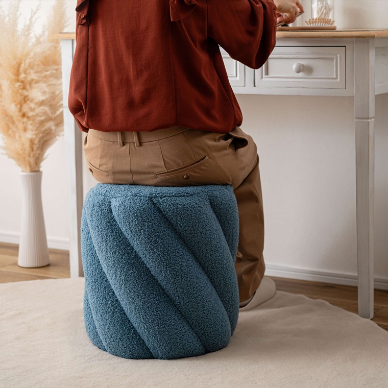 スツール 丸椅子 腰掛/丸 ファブリック/幅37 高さ40/まとめ買い ご注文個数２個以上 |  | 15