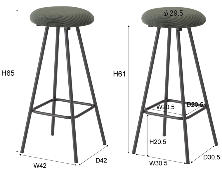 1.【高さ調節可能】カウンタースツール 送料無料】 丸椅子 ハイスツール カウンターチェア スツール 取っ手
