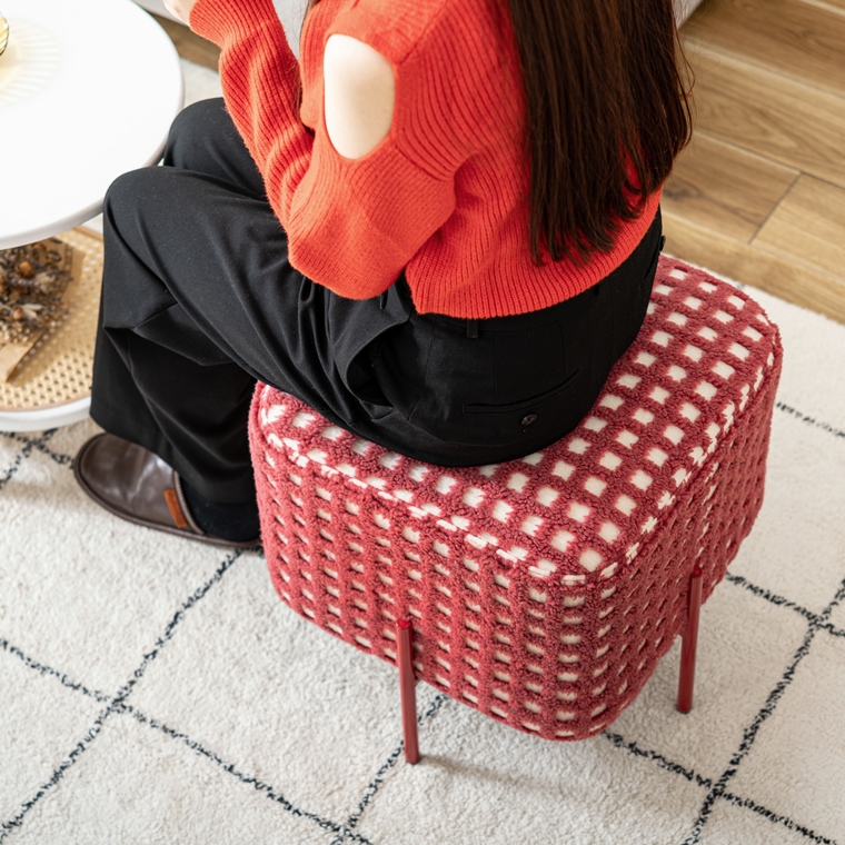 スツール 腰掛 オットマン/１個/幅43 高さ45 |  | 17