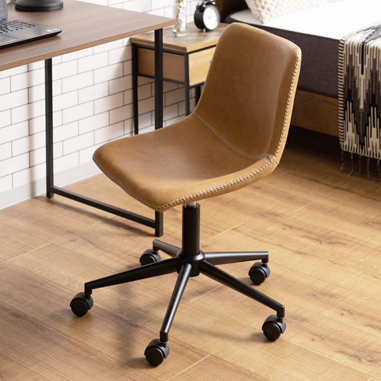 ワークチェア デスクチェア/回転昇降機能付/合皮/幅61 座面高45-54 |  | 11