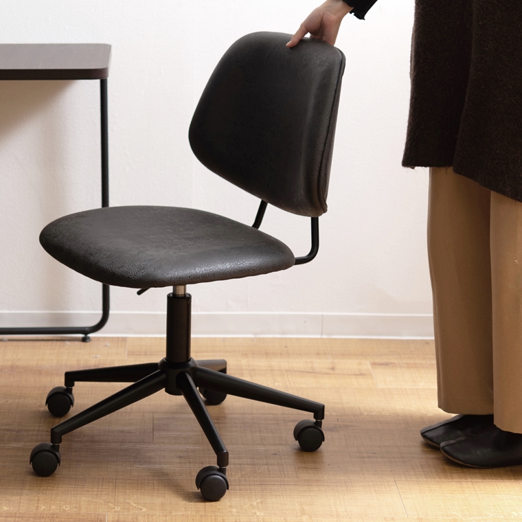 ワークチェア デスクチェア/回転昇降機能付/幅56 座面高44-53 |  | 16