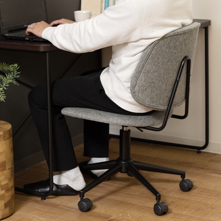 ワークチェア デスクチェア/回転昇降機能付/幅56 座面高44-53 |  | 10