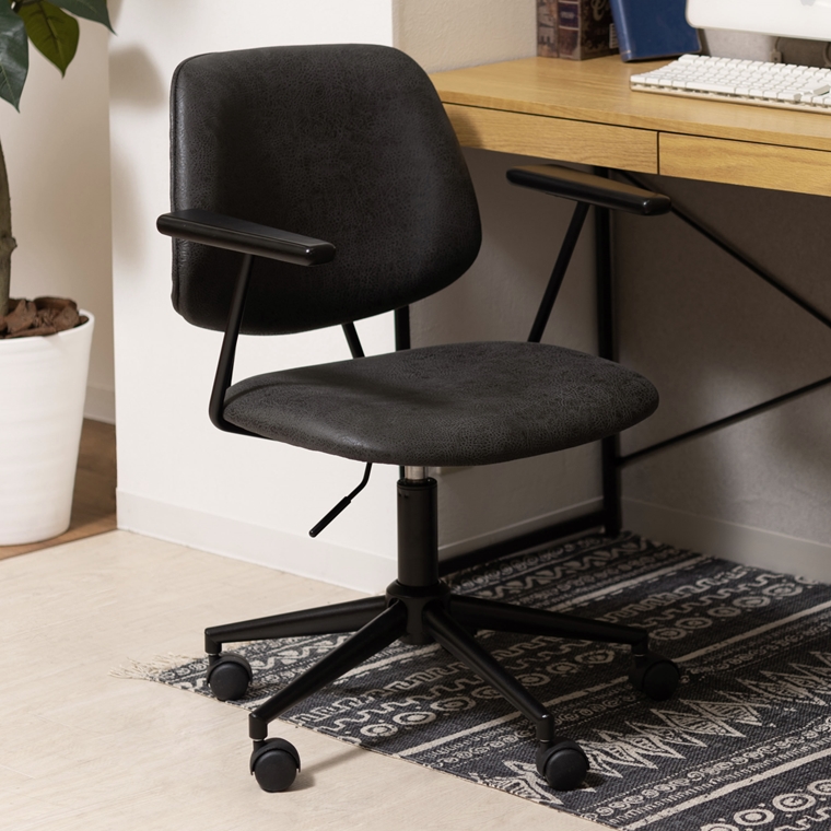 ワークチェア デスクチェア/回転昇降機能付/幅61.5 座面高44-53 |  | 06