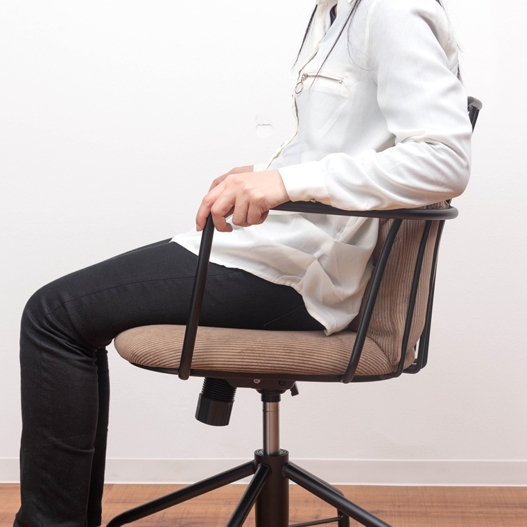 ワークチェア デスクチェア/回転昇降機能付 ロッキング/幅57.5 座面高47-54 |  | 13