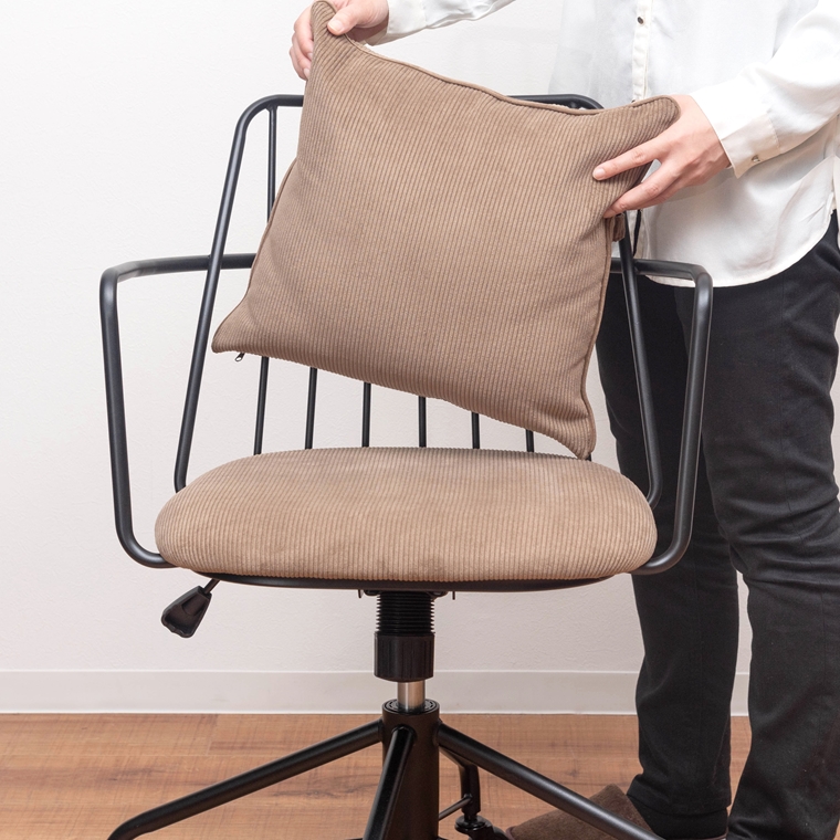 ワークチェア デスクチェア/回転昇降機能付 ロッキング/幅57.5 座面高47-54 |  | 16