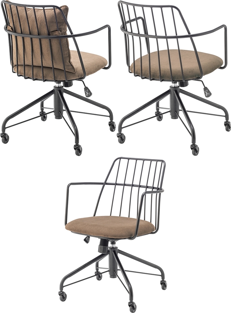 ワークチェア デスクチェア/回転昇降機能付 ロッキング/幅57.5 座面高47-54 |  | 18