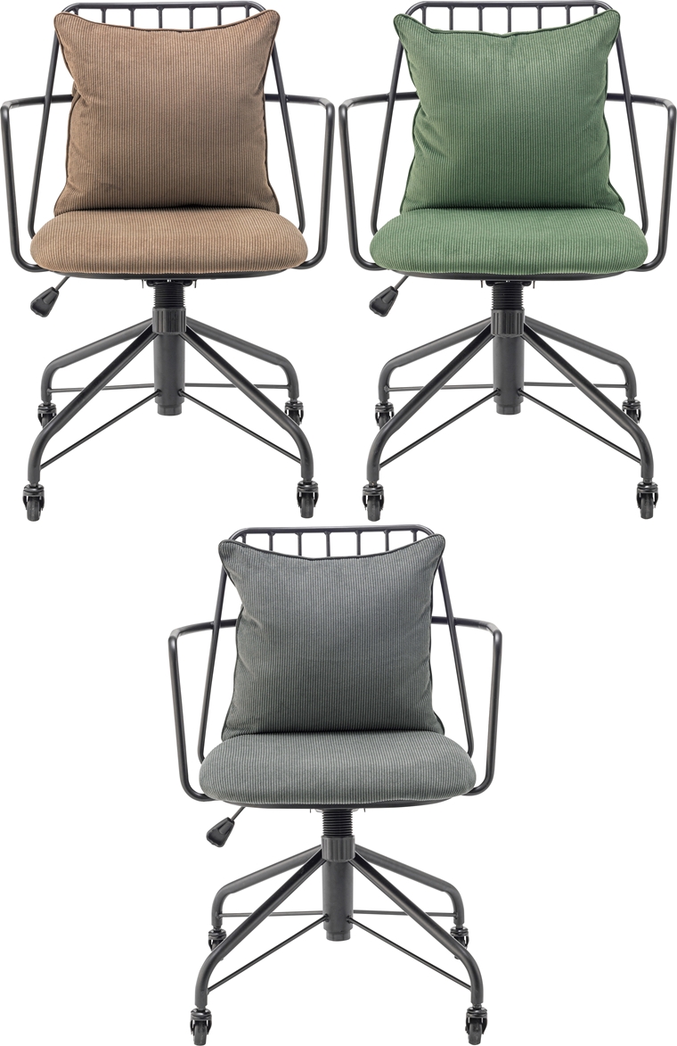 ワークチェア デスクチェア/回転昇降機能付 ロッキング/幅57.5 座面高47-54 |  | 12