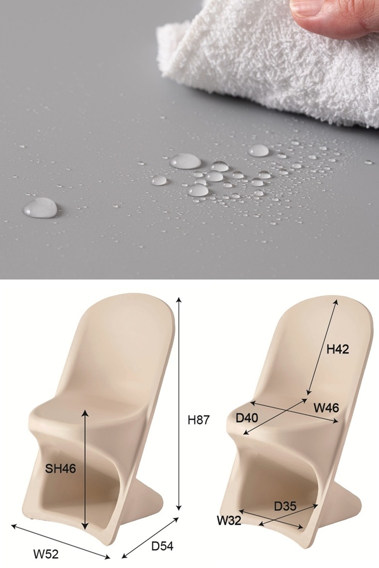 チェア ロビーチェア ミーティングチェア/樹脂製 スタッキング/１脚/幅52 座面高46 |  | 24