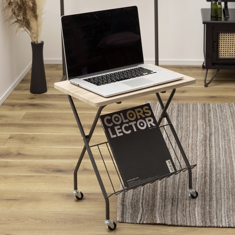 ワークデスク 机 サイドテーブル/シンプル/折畳み/幅45 奥行47 |  | 07