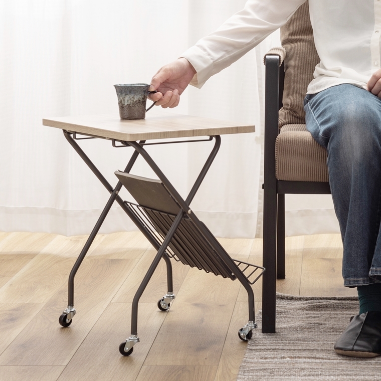 ワークデスク 机 サイドテーブル/シンプル/折畳み/幅45 奥行47 |  | 10