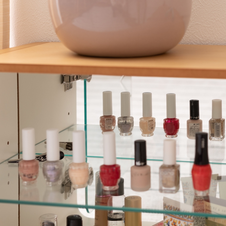 キャビネット シェルフ コレクション/ガラス 扉付き/幅79.5 高さ46 |  | 16