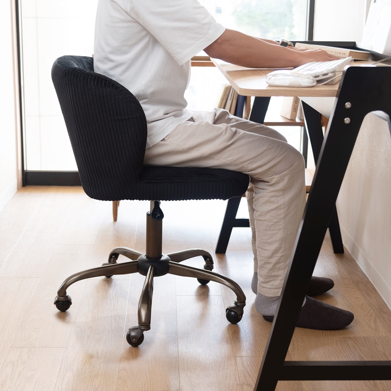 ワークチェア デスクチェア/回転昇降機能付き/W55 座面高43-52 |  | 17