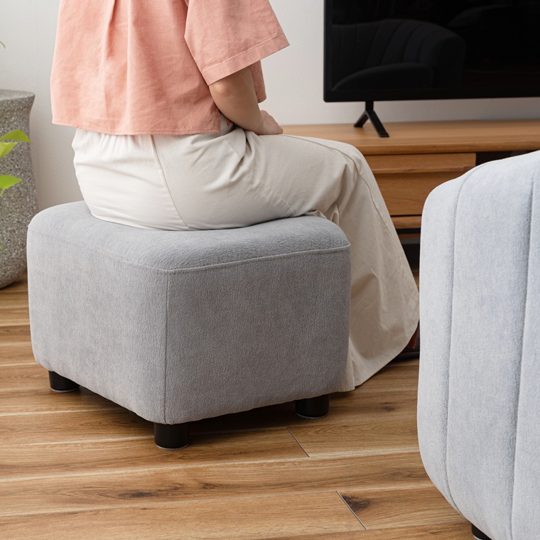 ソファー ソファ/二人掛け/オットマン付き/幅133 座面高36 |  | 17