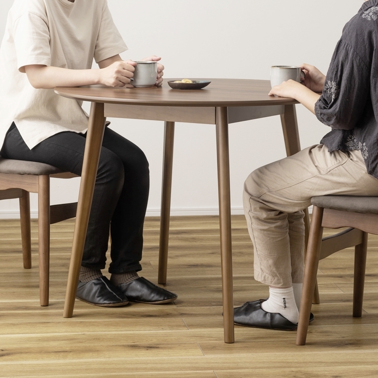 ダイニングテーブル ラウンドテーブル/2人 4人/幅90 高さ72