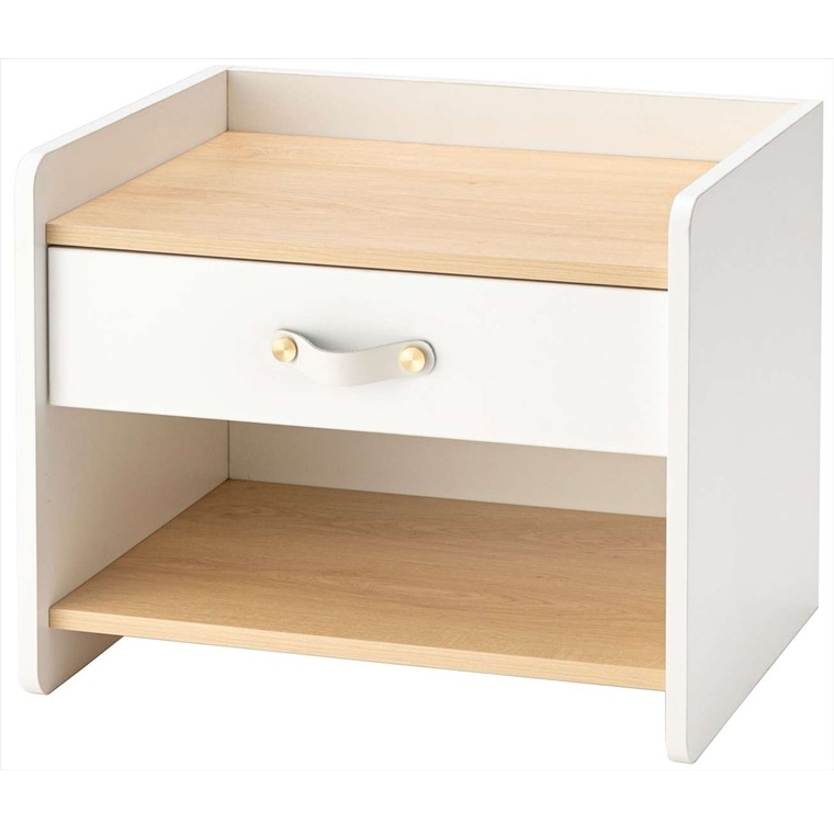 サイドテーブル ナイトテーブル/引き出し 収納付き/幅50 高さ40 | 